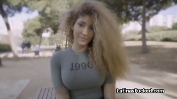 Lovely Latina girlfriend on a big fat dick