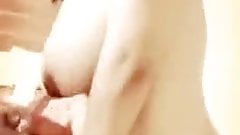 Mexican mum with large boobs riding her affair